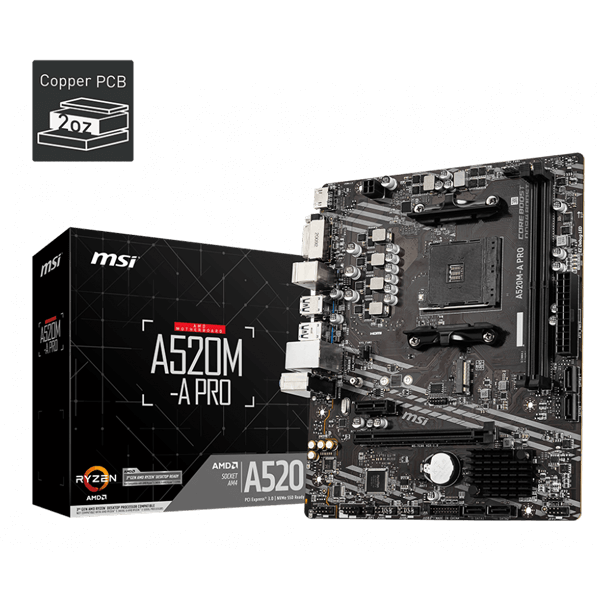 MSI A520M-A Pro Motherboard