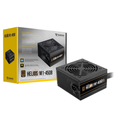 GAMDIAS HELIOS M1- 450B 450W 80 Plus Bronze Certified Power Supply