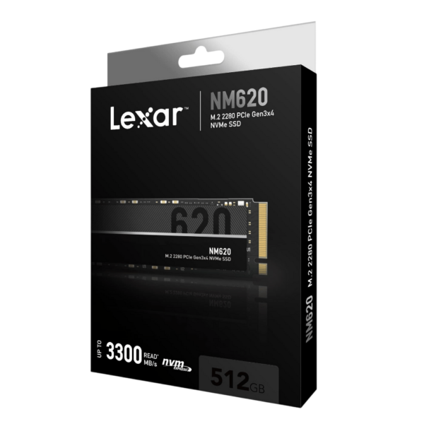 Lexar NM620 M.2 Gen3x4 NVMe 512GB