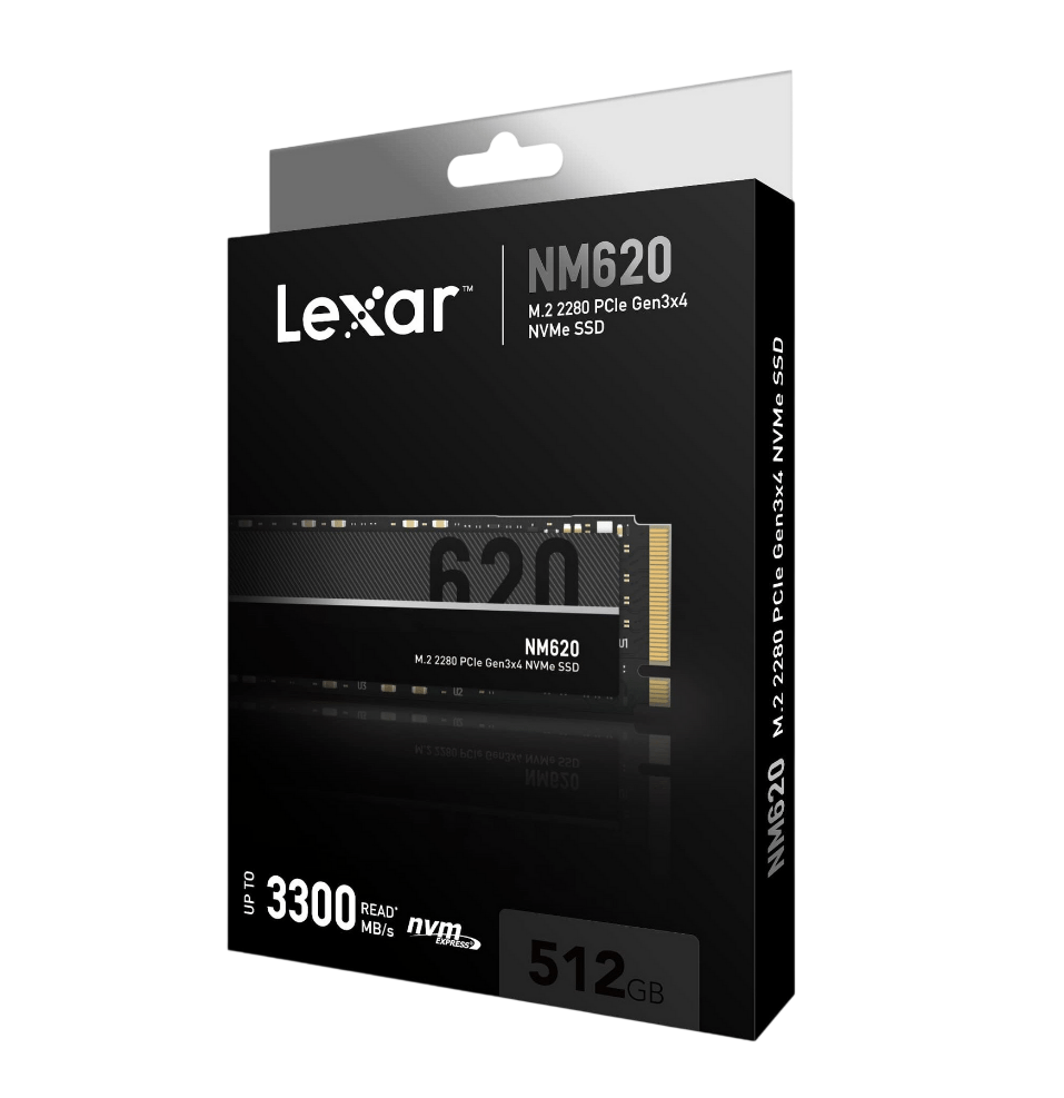 Lexar NM620 M.2 Gen3x4 NVMe 512GB Lexar NM620 M.2 Gen3x4 NVMe 512GB