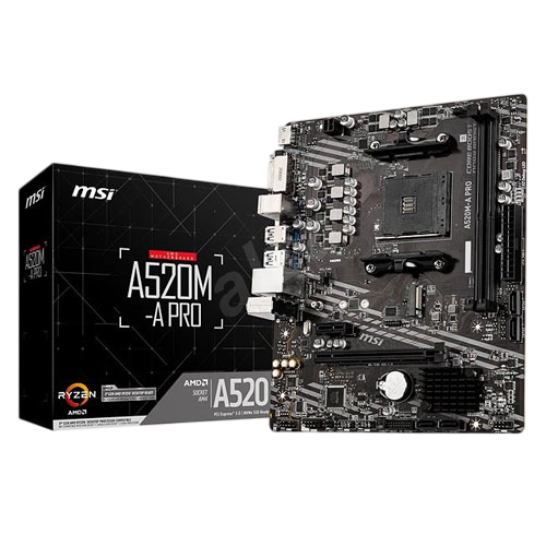 MSI A520M-A Pro Motherboard MSI A520M-A Pro Motherboard