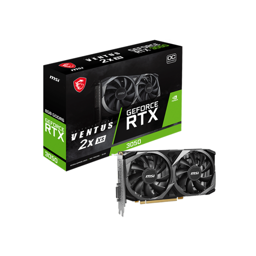 MSI GeForce RTX 3050 VENTUS 2X XS 8GB OC Graphic Card MSI GeForce RTX 3050 VENTUS 2X XS 8GB OC Graphic Card