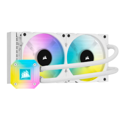 Corsair ICUE H100i Elite CAPELLIX XT 240mm Liquid Cooler - White
