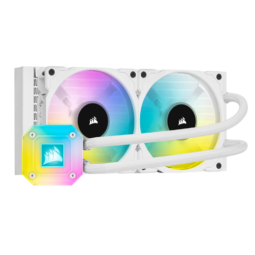 Corsair ICUE H100i Elite CAPELLIX XT 240mm Liquid Cooler - White