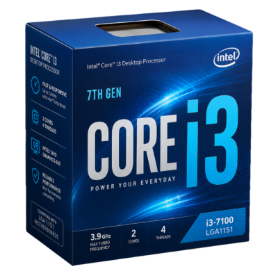Intel Core I3 7th Gen Processor (2 cores, 4 threads)