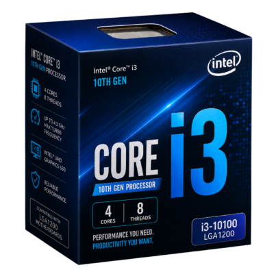 Intel Core I3 10th Gen Processor (4 cores, 8 threads)