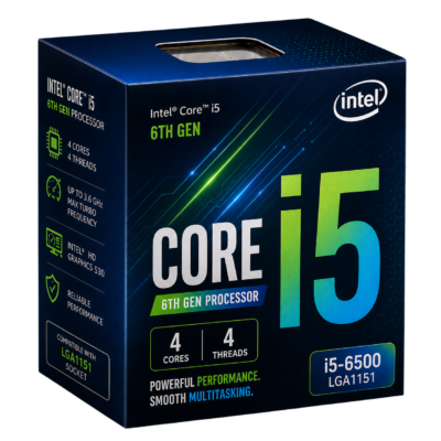 Intel Core I5 6th Gen Processor (4 cores, 4 threads)