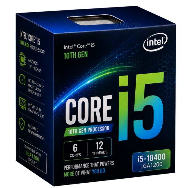 Intel Core I5 10th Gen Processor (6 cores, 12 threads)