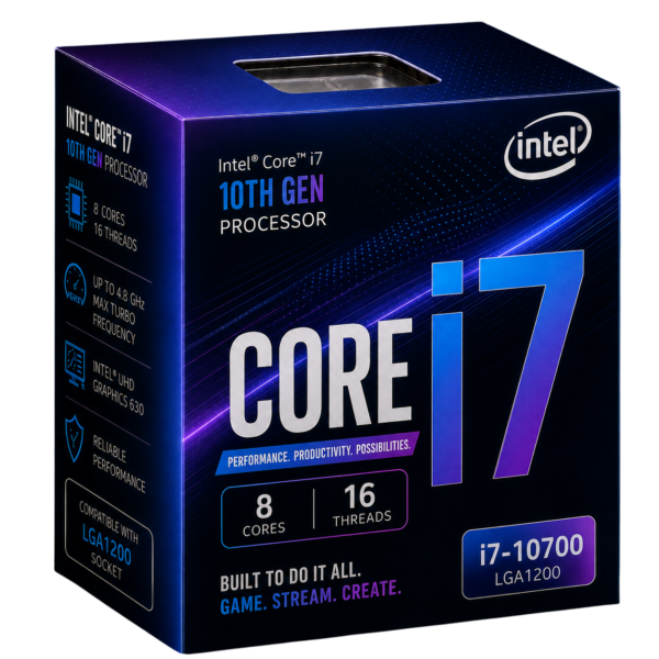 Intel Core i7 10th Gen Processor (8 cores, 16 threads)